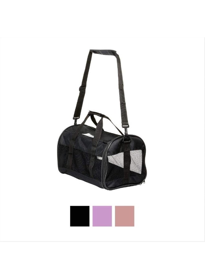 Petmate Soft-Sided Kennel Cab Pet Carrier, Black, Up To 15 Lbs - Image 4
